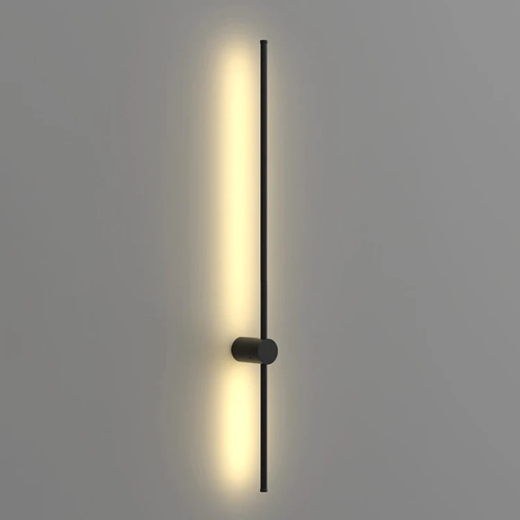 Kinkiet ścienny 14W 90 cm czarny slim biały neutralny IP20_5