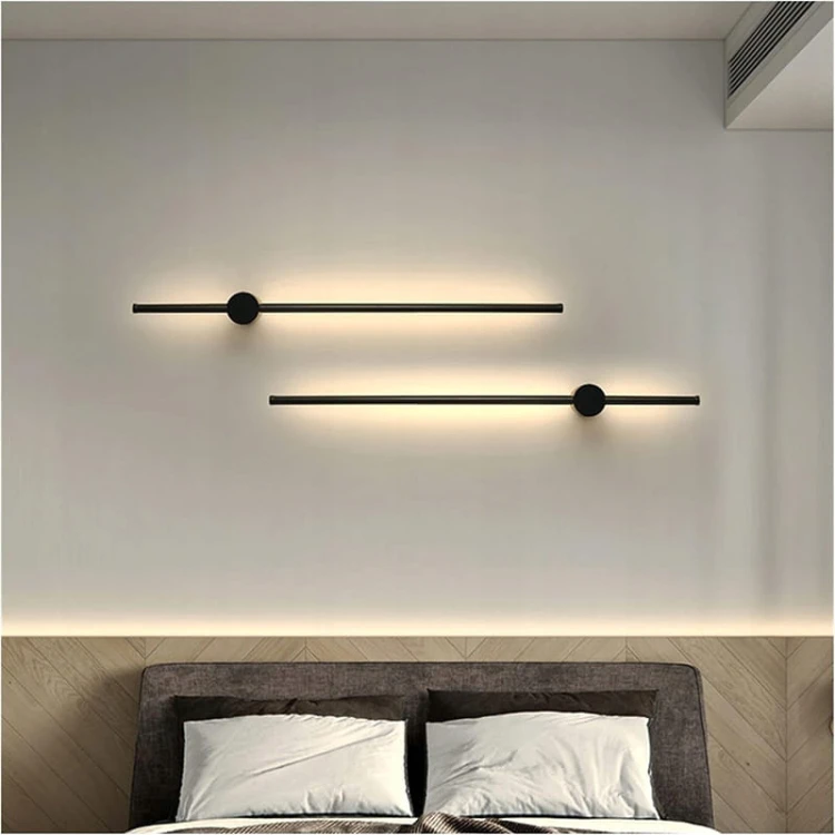 Kinkiet ścienny 14W 90 cm czarny slim biały neutralny IP20_11