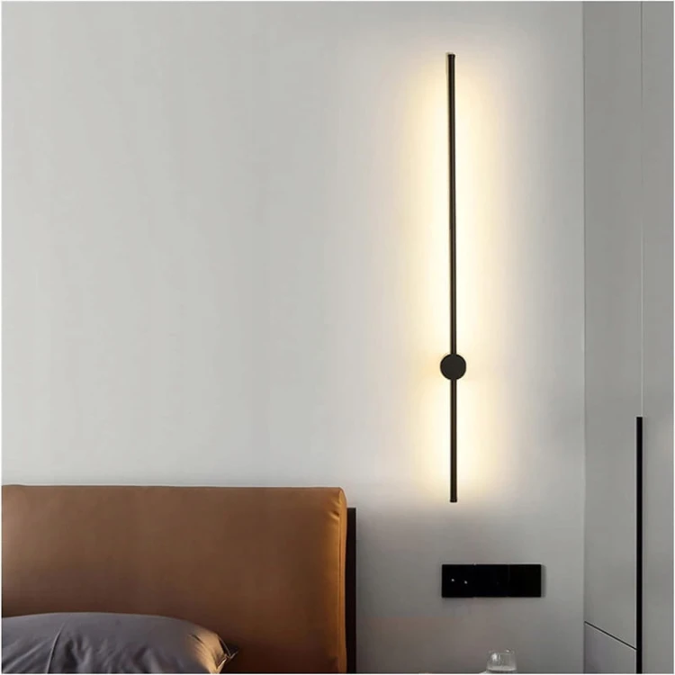 Kinkiet ścienny 14W 120 cm czarny slim biały neutralny IP20_7