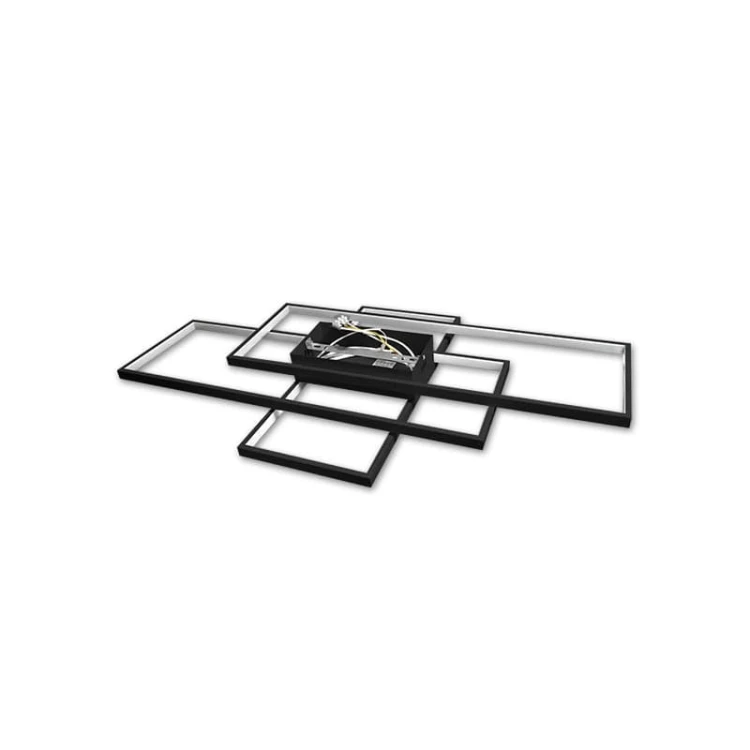 Żyrandol, lampa LED Galaxis Hydra 126W 230V 3000K-6500K czarny + pilot montaż