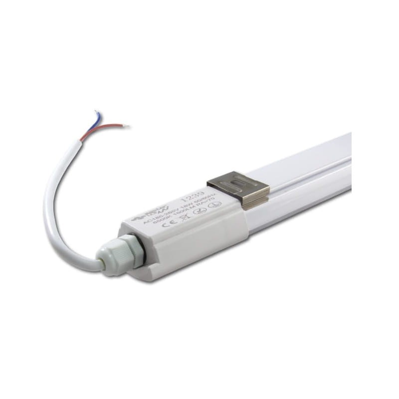 Lampa natynkowa LED 60 cm 18W IP65 - biała zimna montaż
