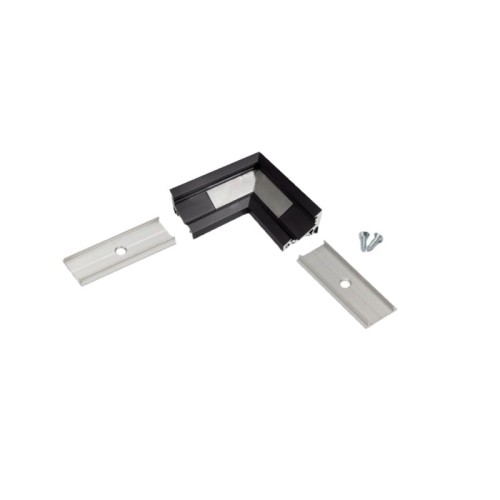 Łącznik kątowy 90° czarny do profilu aluminiowego LED - narożnego CORNER10