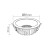 Oprawa oświetleniowa LED LEDline downlight 7W 700lm 230V 4000K Quantum wpuszczana wymiary