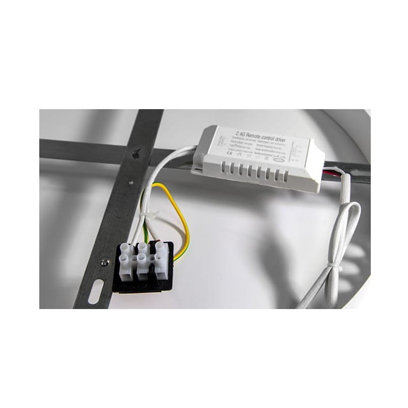 Żyrandol, lampa LED Galaxis Aries 54W 230V 3000K-6500K czarny + pilot + zasilacz