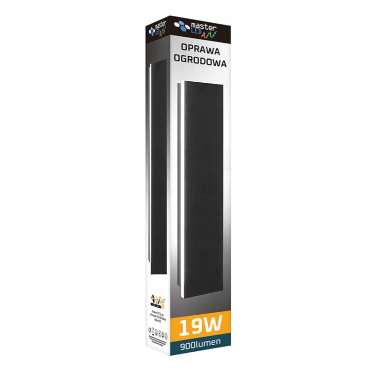 Kinkiet, lampa elewacyjna LED 19W 60cm IP65 biała neutralna czarna_8