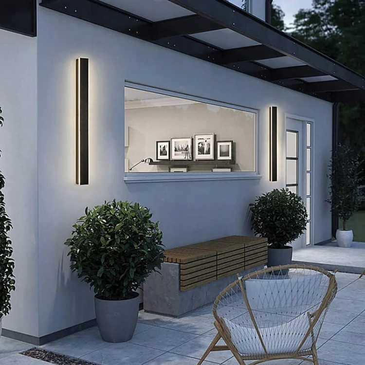 Kinkiet, lampa elewacyjna LED 30W 100cm IP65 biała neutralna czarna_5