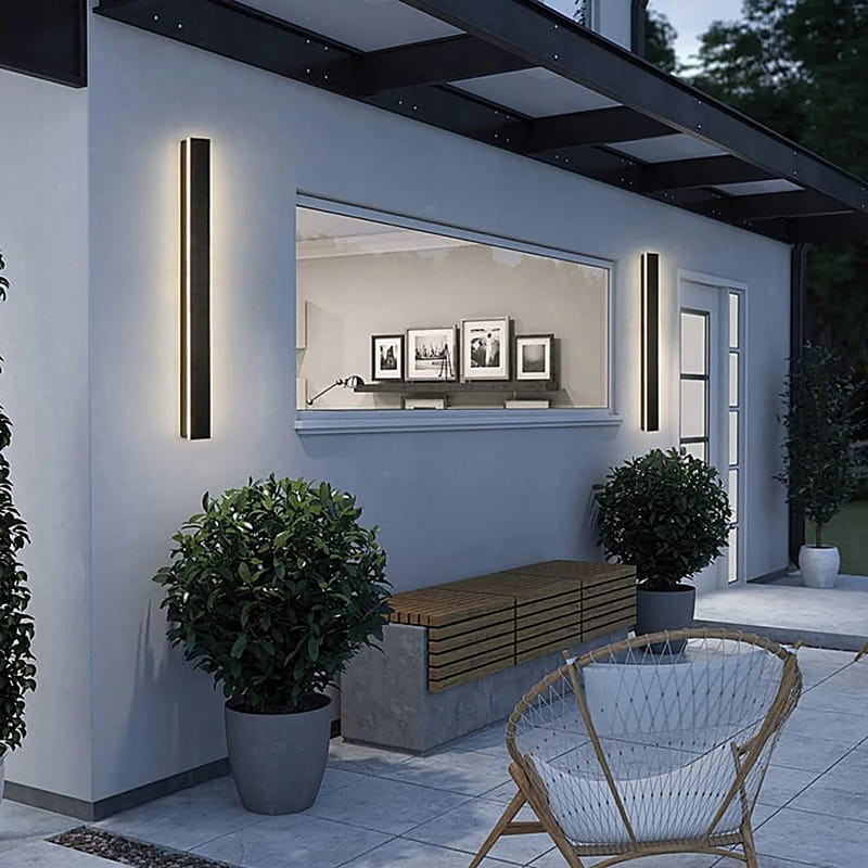 Kinkiet, lampa elewacyjna LED 30W 100cm IP65 biała neutralna czarna_5