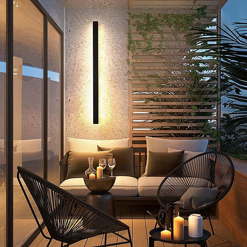 Kinkiet, lampa elewacyjna LED 30W 100cm IP65 biała neutralna czarna_6