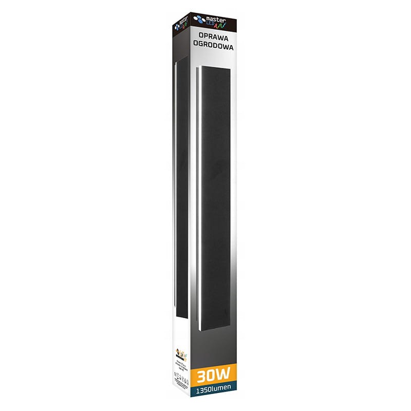 Kinkiet, lampa elewacyjna LED 30W 100cm IP65 biała neutralna czarna_8