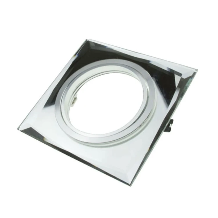 Oprawa kwadratowa ruchoma, aluminium, AR111 - szklana lustrzana