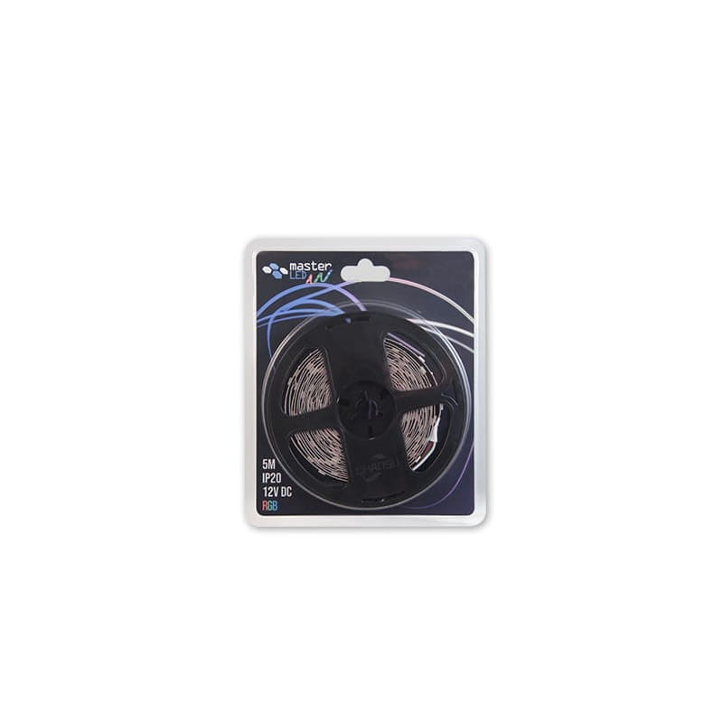 Zestaw taśma LED RGB 150SMD5050 IP20 RGB - 5m. + zasilacz + sterownik + pilot opakowanie