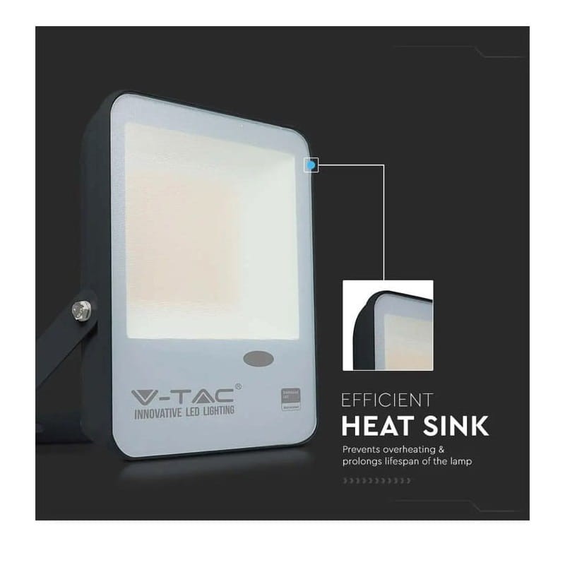 Naświetlacz LED V-TAC 30W szklana powłoka