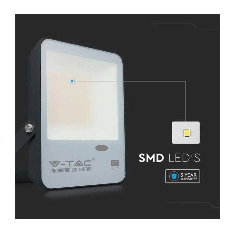 Naświetlacz LED V-TAC 30W 4000K 3000lm, diody SAMSUNG, czarny diody