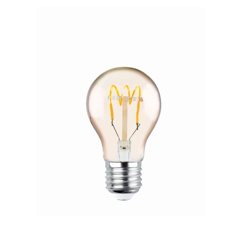 Żarówka LED E27 4W Filament A60 ultra ciepła SF złota