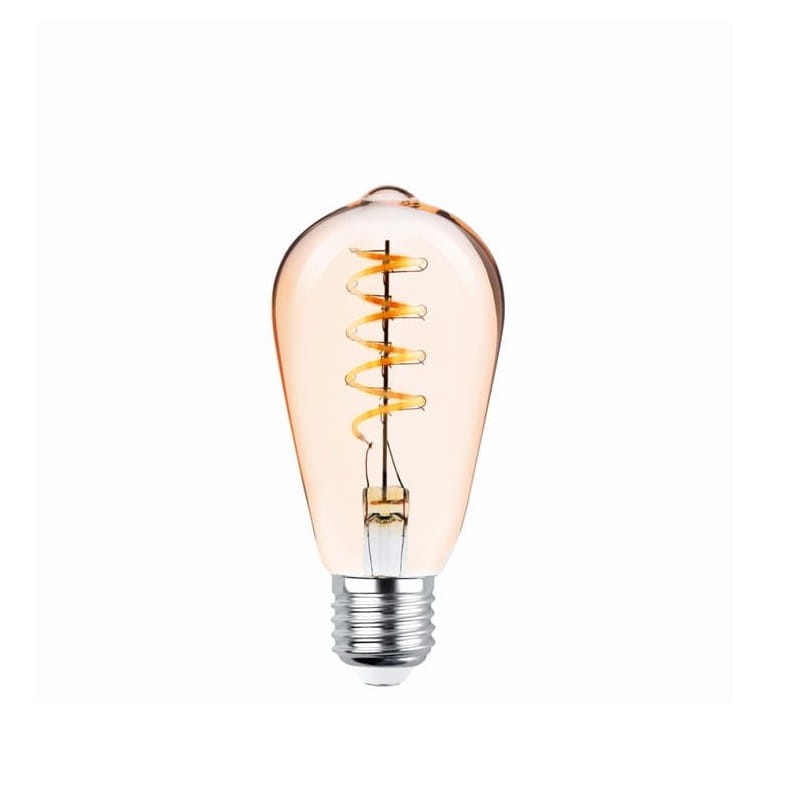 Żarówka LED E27 4W Filament ST64 ultra ciepła SF złota