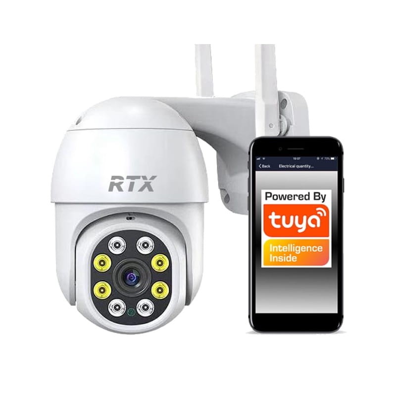 Kamera SmartCam zewnętrzna obrotowa z funkcją śledzenia Tuya Google