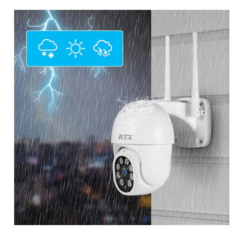 Kamera SmartCam zewnętrzna obrotowa z funkcją śledzenia Tuya Google wodoodporna