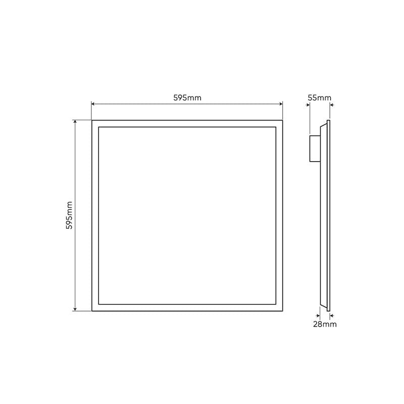 Panel LED 60x60 LEDLine 28W Prime 4000lm wpuszczany biały neutralny_4