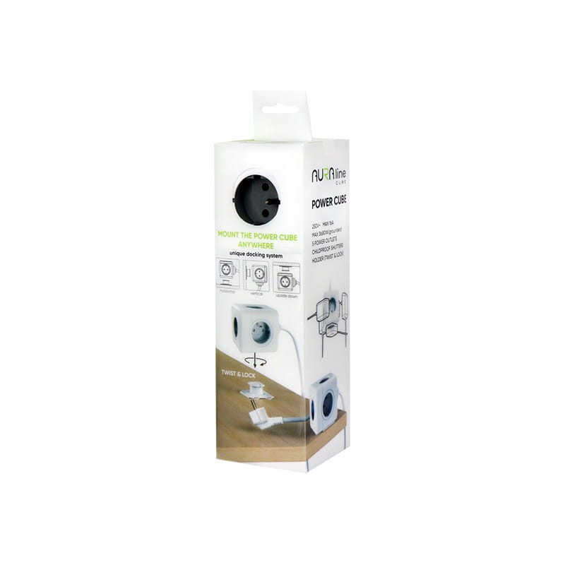 Rozgałęźnik Power Cube 5 gniazd 230V z przewodem 1,5m_2