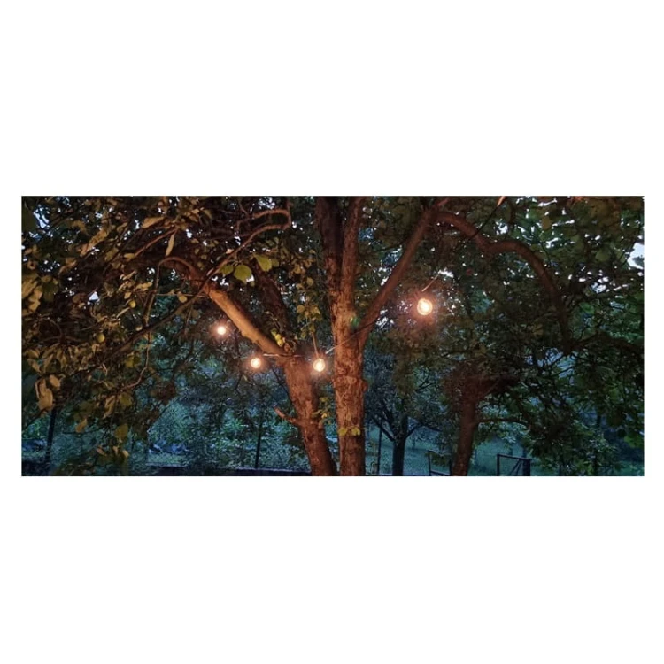 Lampa,-oprawa-zwieszana,-girlanda-10xE12-długość-5,5m-+-10-sztuk-żarówek-0,5W-G40 zdjęcie poglądowe