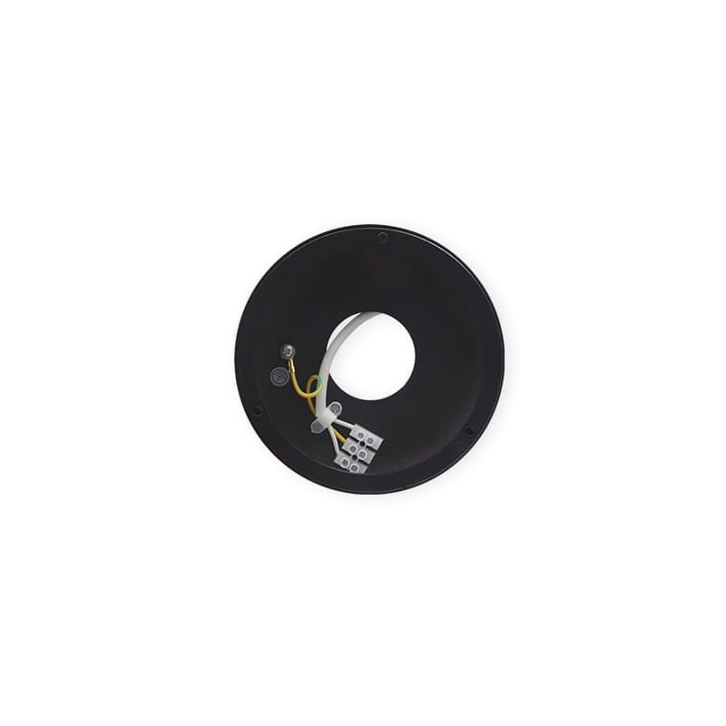 Oprawa sufitowa, okrągła, ruchoma ES111 - czarna matowa montaż