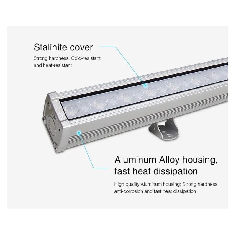 Naświetlacz lampa liniowa 24W 1m RGB+CCT Milight RL1-24 budowa