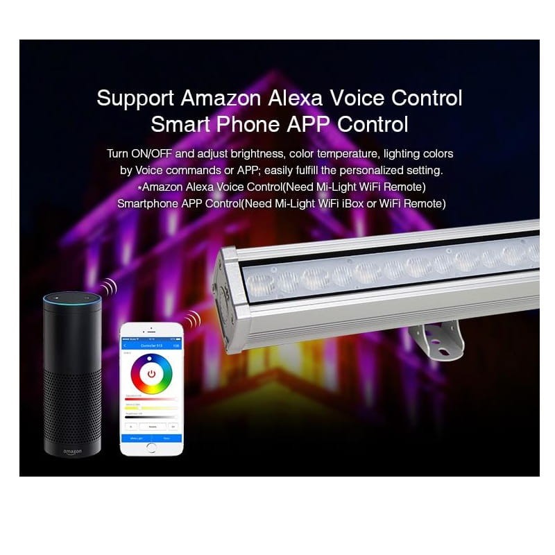 Naświetlacz lampa liniowa 24W 1m RGB+CCT Milight RL1-24 smart