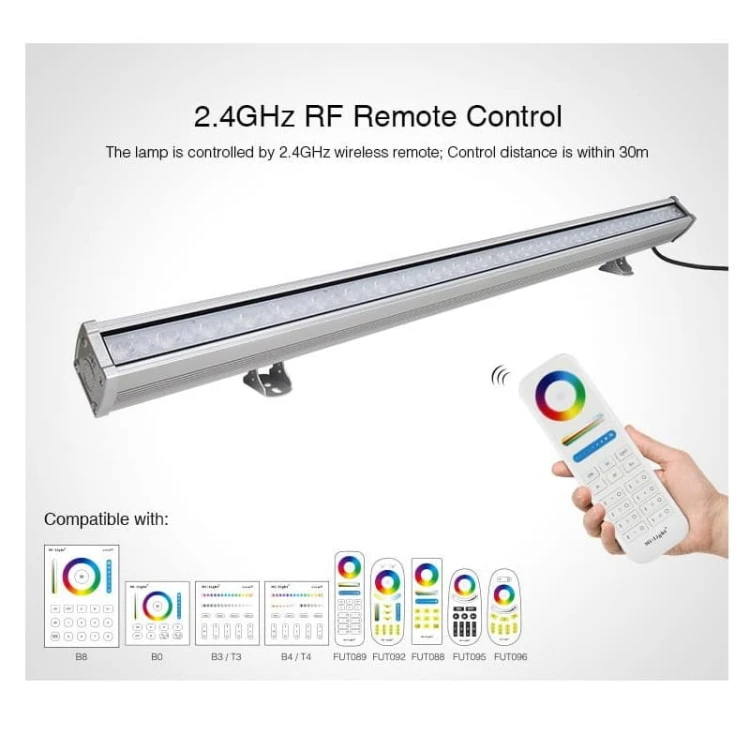 Naświetlacz lampa liniowa 24W 1m RGB+CCT Milight