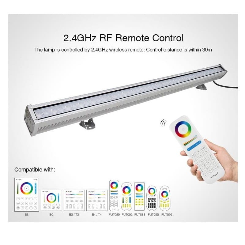 Naświetlacz lampa liniowa 24W 1m RGB+CCT Milight