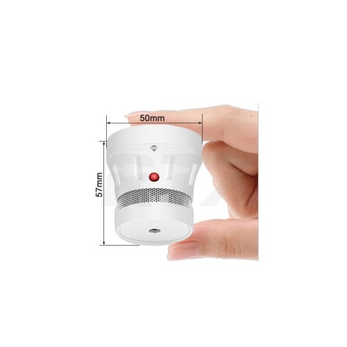 Czujnik Detektor Dymu ZigBee TUYA Smart wymiary