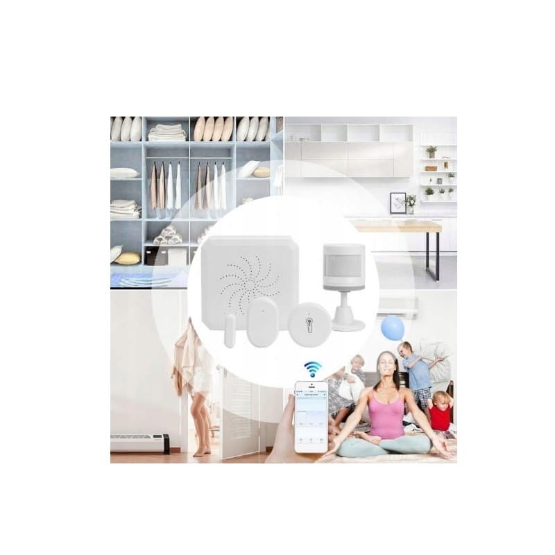 Czujnik temperatury wilgotności ZigBee TUYA LCD w domu