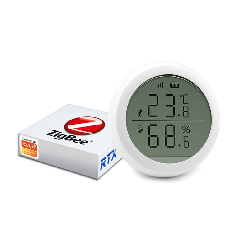 Czujnik temperatury wilgotności ZigBee TUYA LCD z opakowaniem