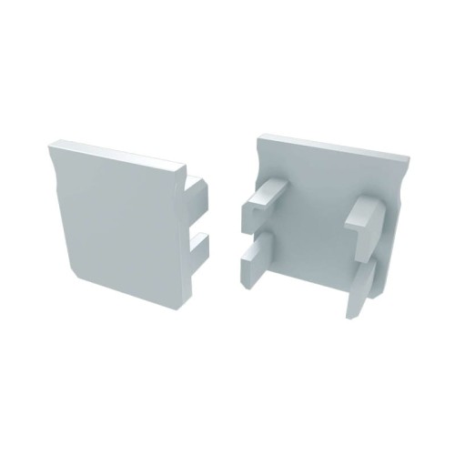 Zaślepka 1 sztuka do profilu nawierzchniowego typ Y bez otworu biała