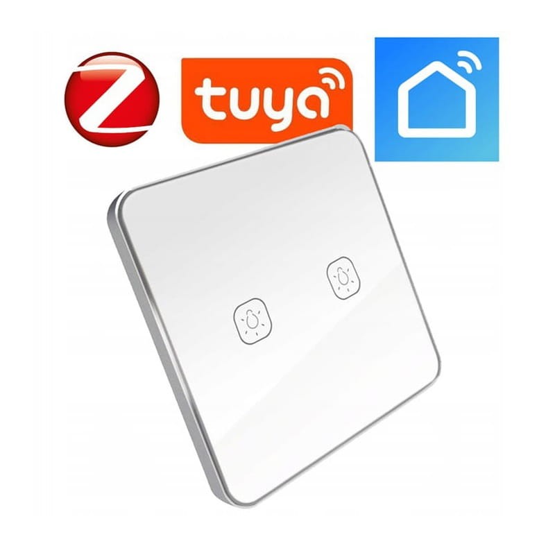 Włącznik Światła 2obw. ZigBee TUYA #Działa bez N!