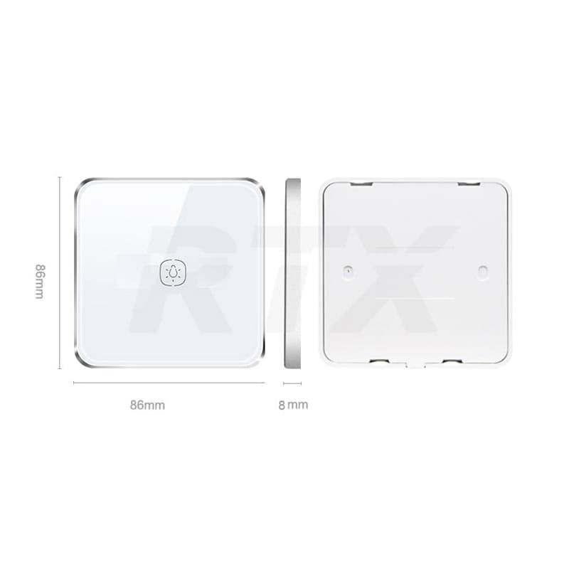 Pilot włącznik dotykowy 1 kanałowy ZigBee Tuya wymiary