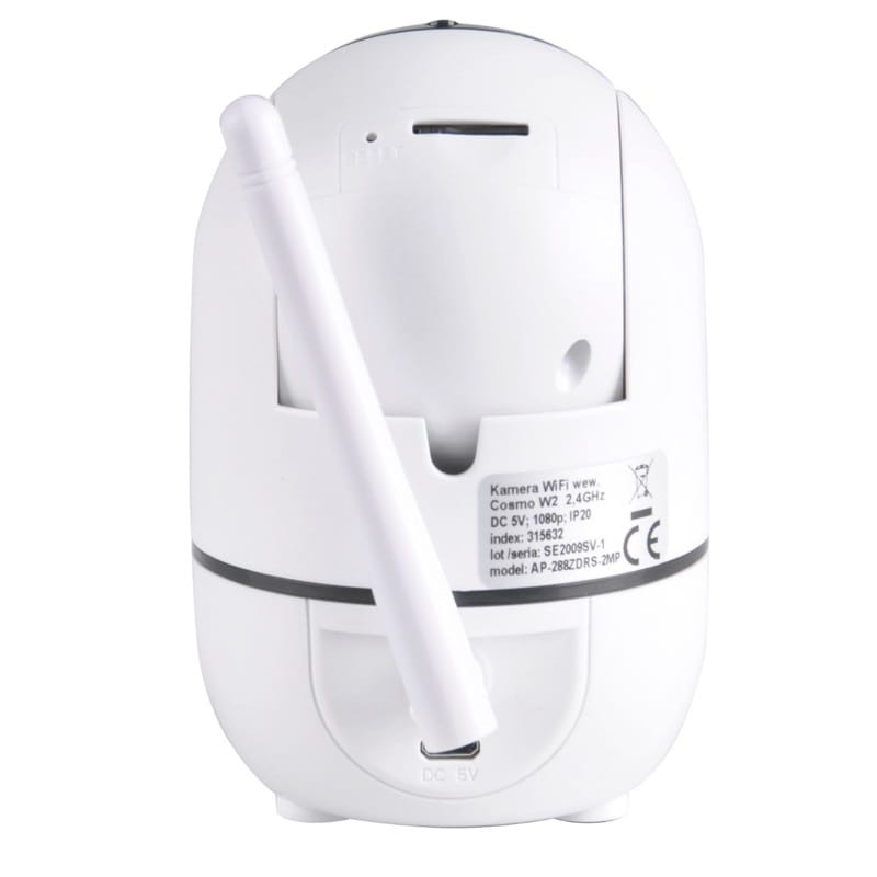 Kamera obrotowa WiFi TUYAsmart Cosmo W2 widok z tyłu