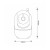 Kamera obrotowa WiFi TUYAsmart Cosmo W2 wymiary