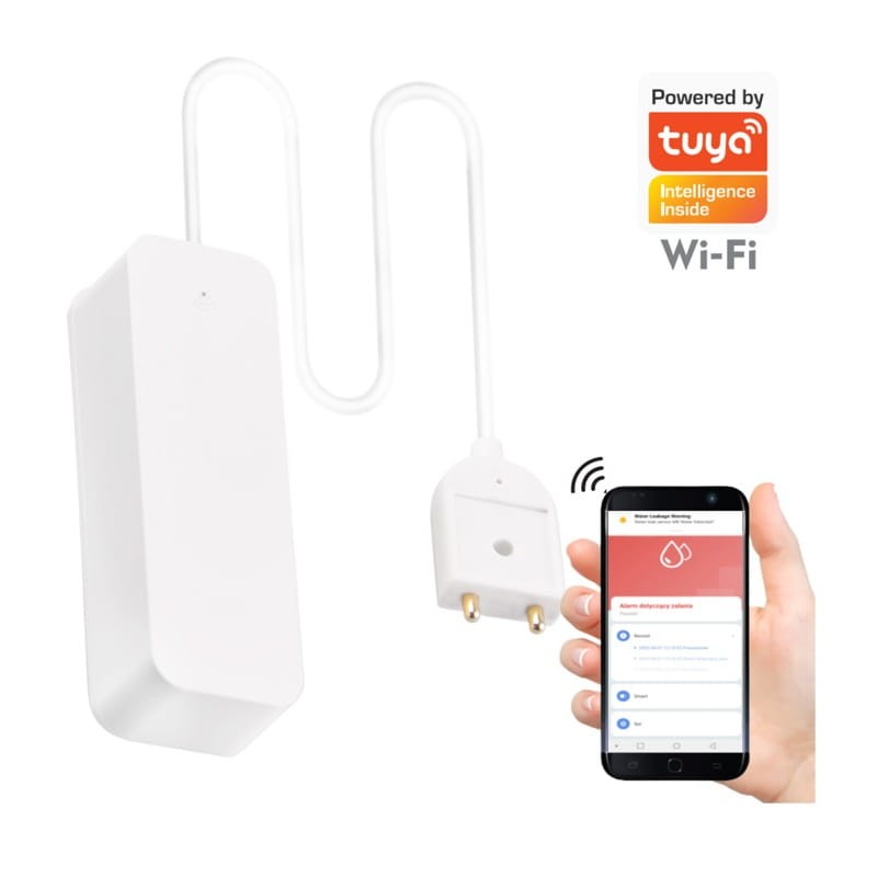 Czujnik zalania TUYA SMART WIFI sterowany smartfonem
