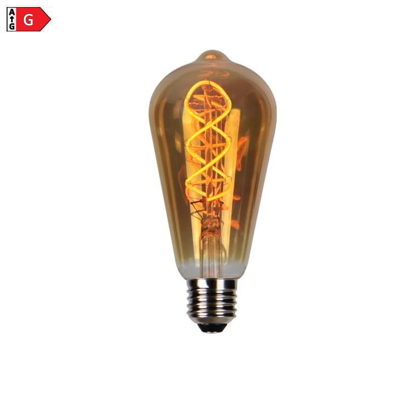 Żarówka LED Prime E27 4W ST64 ciepła 1800K 210lm Filament ściemnialna