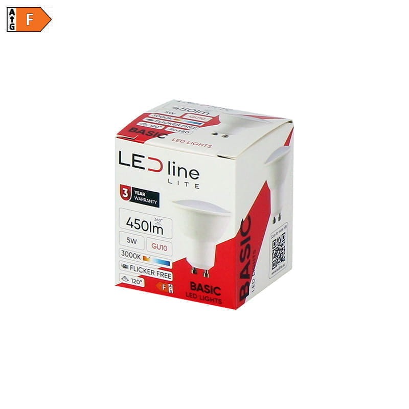 Żarówka LED LEDLINE LITE GU10 5W biała ciepła