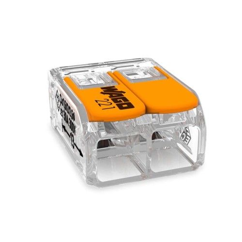 Szybkozłączka WAGO uniwersalna 2 x 0,5-6 mm2 z dźwigniami zwalniającymi 221-612