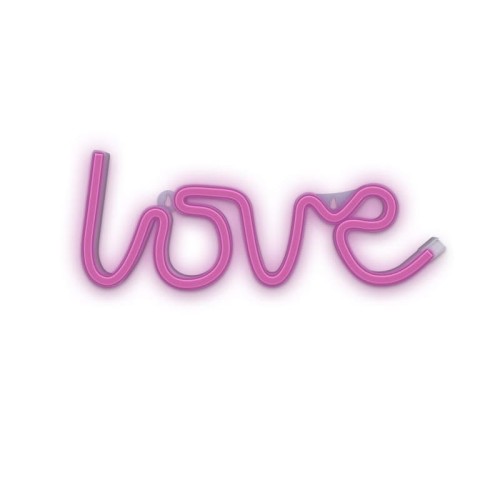 Neon dekoracyjny LED LOVE różowy Bat + USB FLNEO5 Forever Light