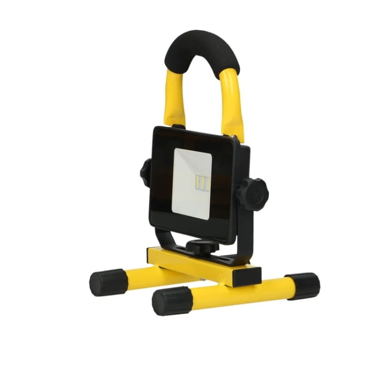 Naświetlacz przenośny LED 10W IP65 z uchwytem