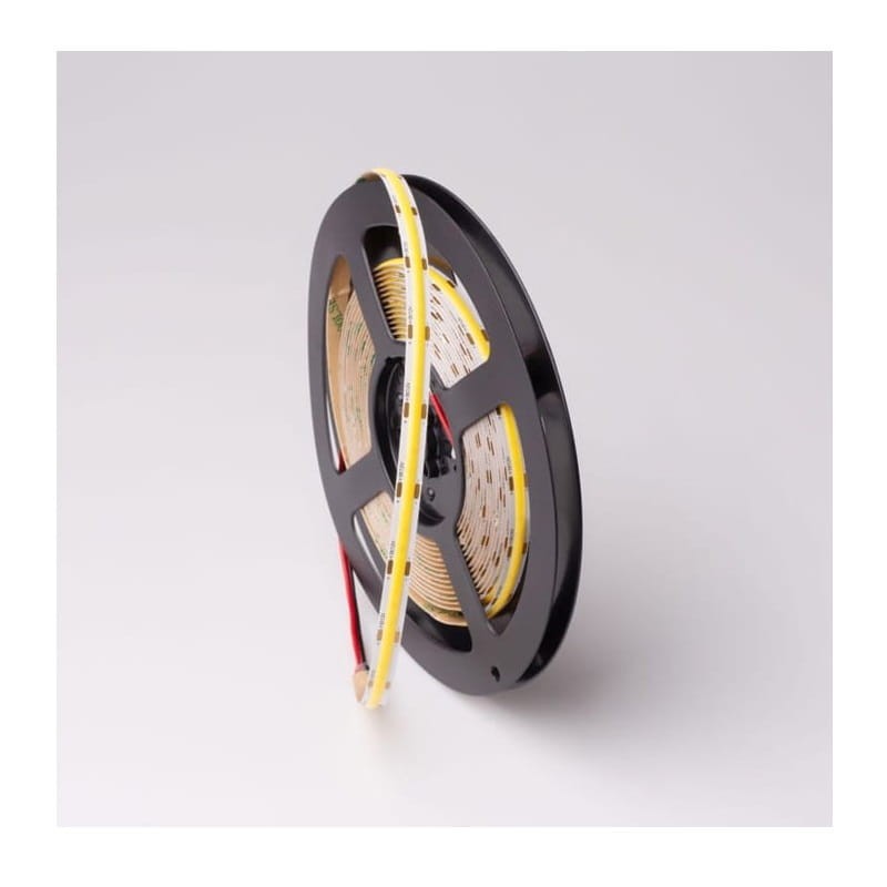 Taśma LED COB liniowa 480LED-m, 12V, 3000K, rolka 5m biała ciepła