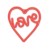 Neon dekoracyjny LED LOVE HEART wielokolorowy USB sterowany pilotem