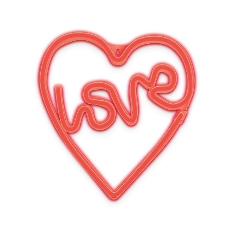 Neon dekoracyjny LED LOVE HEART wielokolorowy USB sterowany pilotem