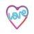Neon dekoracyjny LED LOVE HEART