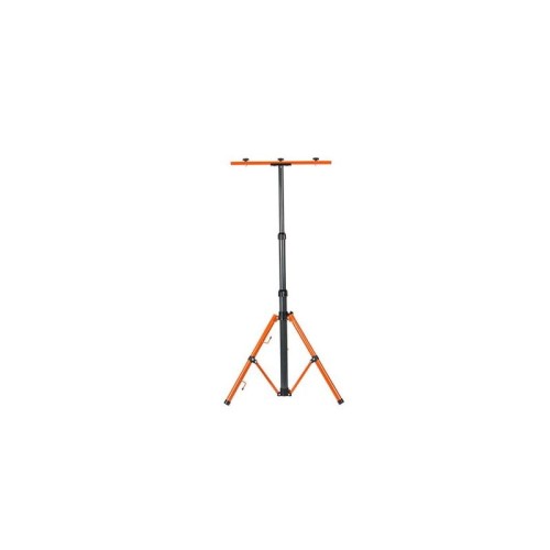 Statyw do halogenów, naświetlaczy LED Classic podwójny 160 cm pomarańczowy + szary