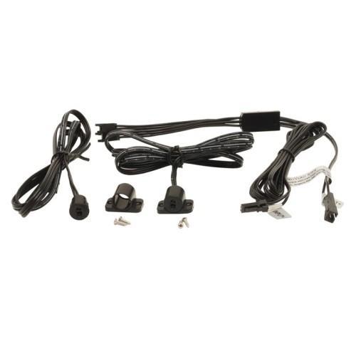 Włącznik-podwójny-do-szaf,-szuflad,-półek,-witryn,-czarny-12V-24V---60W-100W