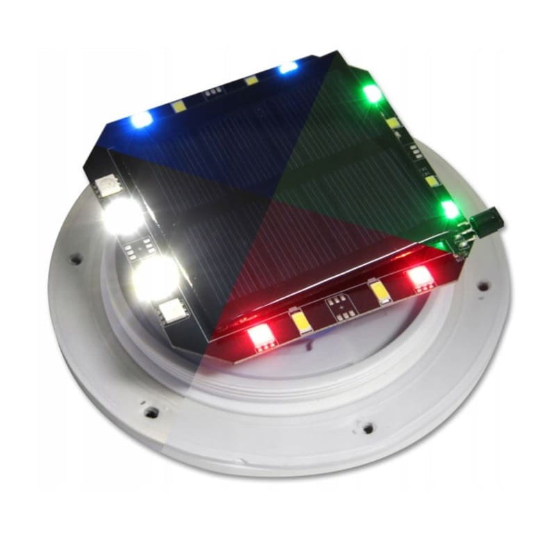 Lampa ogrodowa LED solarna wbijana RGB